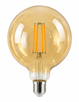 Ampolleta G125 11W Filamento LED Vintage Ambar
