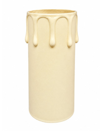 Cubrevela policarbonato E27 beige 8cm altura y 4 cms diámetro interno