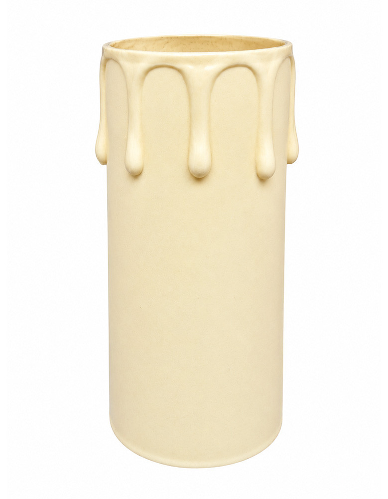 Cubrevela policarbonato E27 beige 8cm altura y 4 cms diámetro interno
