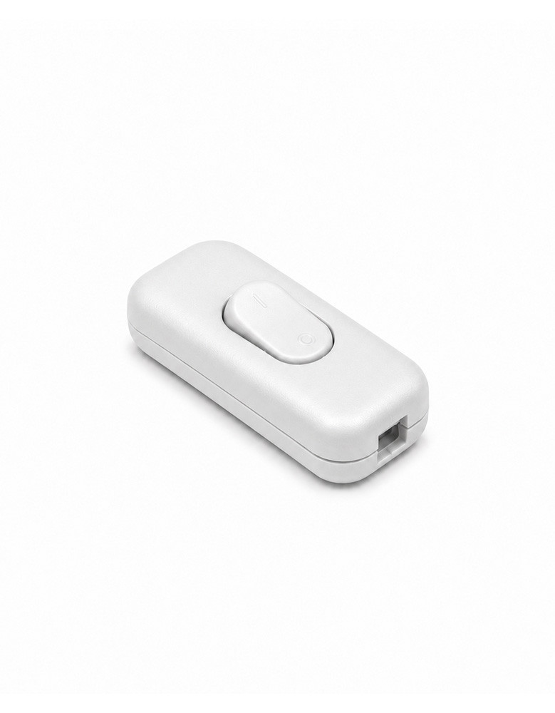 Interruptor Bipolar Plano blanco