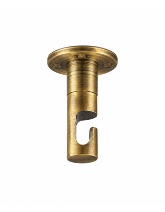 Pasacable Metal Envejecido Largo para techo o muro