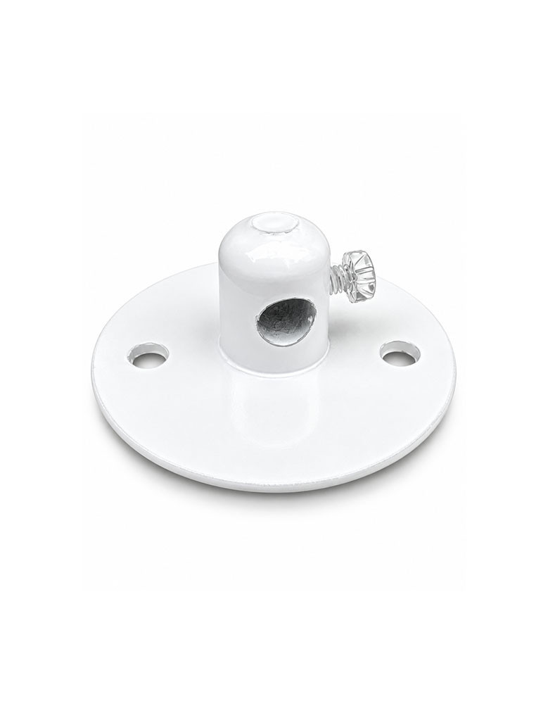 Pasacable Metal para techo o muro, color blanco