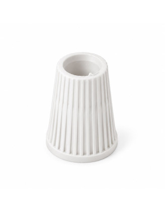 Fijador Cable Blanco 10mm, Prensa Estopa