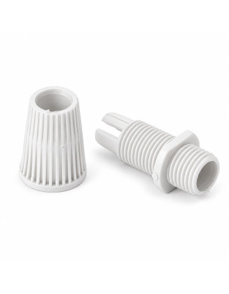 Fijador Cable Blanco 10mm, Prensa Estopa