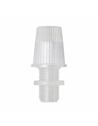 Fijador Cable Transparente 10mm, Prensa Estopa