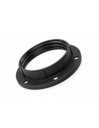 Portalámpara Soquete Anillo E27 negro