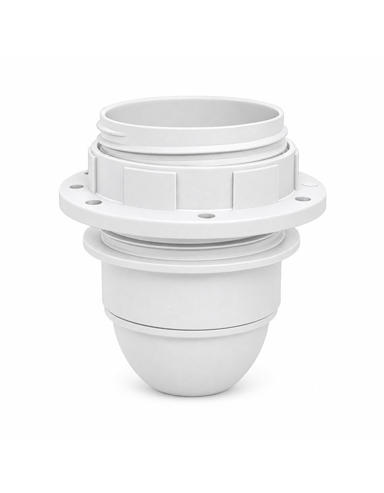 Portalámpara Soquete Anillo E27 blanco