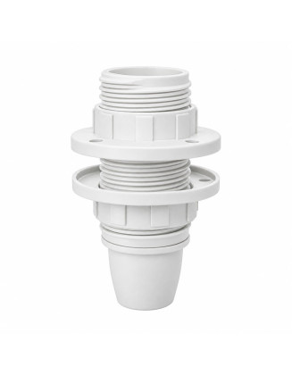 Portalámpara Soquete Anillo E14 blanco