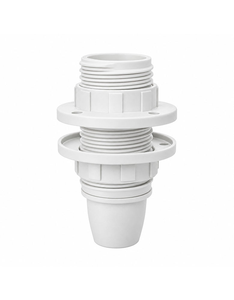 Portalámpara Soquete Anillo E14 blanco