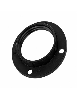 Portalámpara Soquete Anillo E14 negro