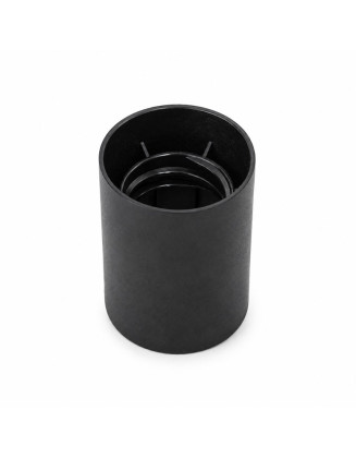 Portalámpara Soquete Liso E27 negro