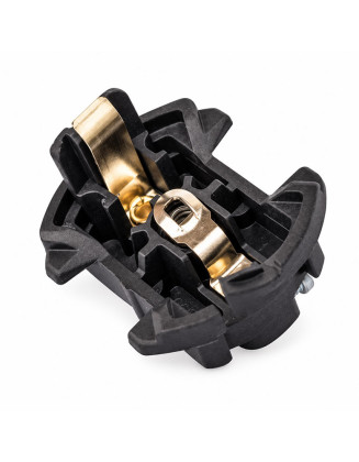 Portalámpara Soquete Liso E27 negro