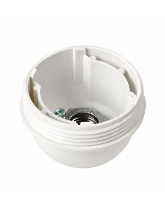 Portalámpara Soquete Liso E27 blanco