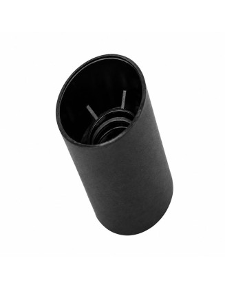 Portalámpara Soquete Liso E14 negro