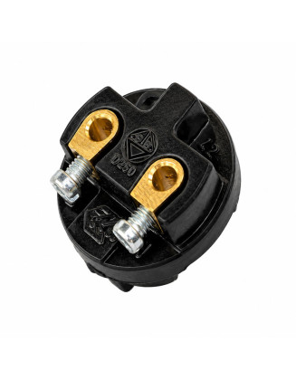 Portalámpara Soquete Liso E14 negro