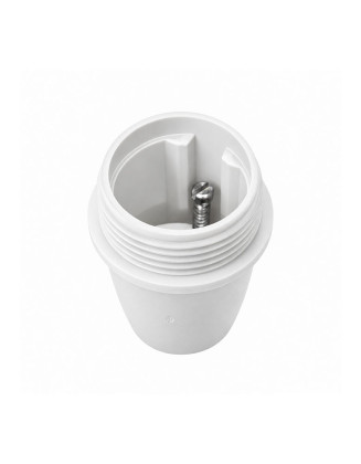Portalámpara Soquete Liso E14 blanco