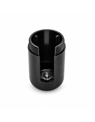 Portalámpara Soquete con Tecla Interruptor E27 negro, liso