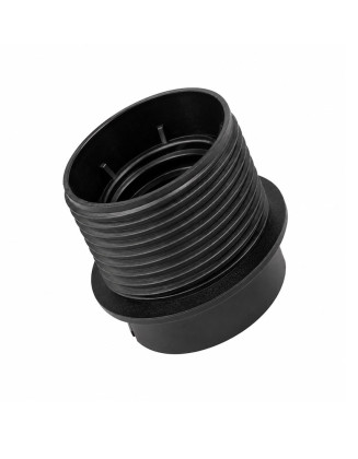 Portalámpara Soquete con Tecla Interruptor E27 negro, con anillo