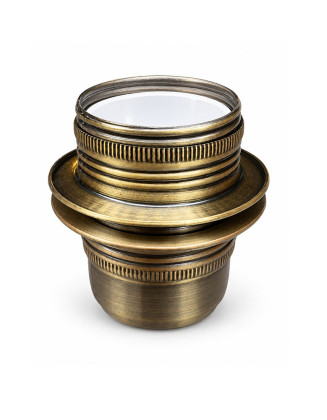 Portalampara soquete anillo E27 color Envejecido