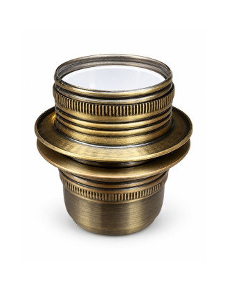 Portalampara soquete anillo E27 color Envejecido