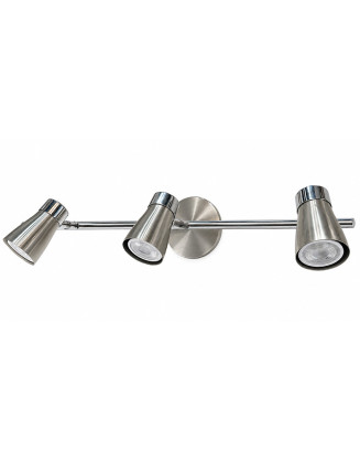 Foco niquel cromo 3 Luces GU10