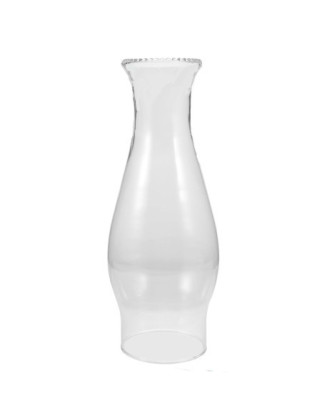 Tubo Rosa transparente, altura 21cm, ancho base 72mm