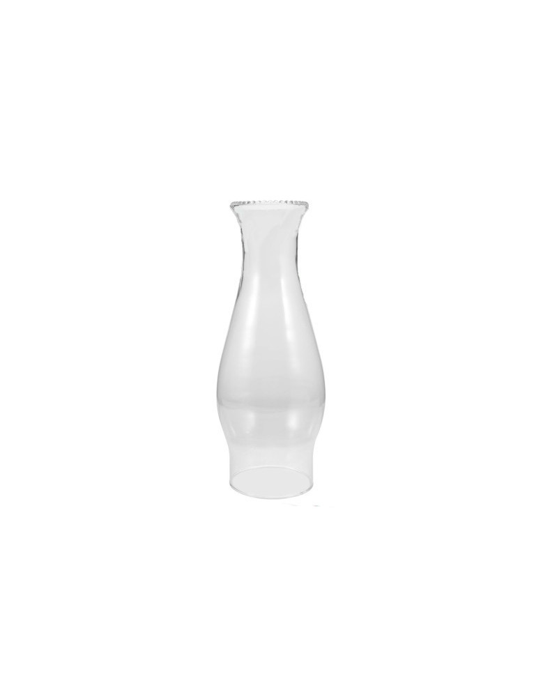 Tubo Rosa transparente, altura 21cm, ancho base 72mm